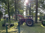 2023-09-23 Herbst Backtag mit Erntemarkt, CZ, Spielmannszug, Besuch aus Barrigsen, Dreschvorführungen hist. Landmaschinen, Ahnsbecker Nachwuchsband, Abendausklang im Pavillon 002